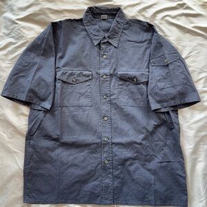 Men's Gray Short Sleeve Shirt
